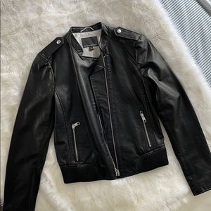 Banana Republic Vegan Leather Jacket